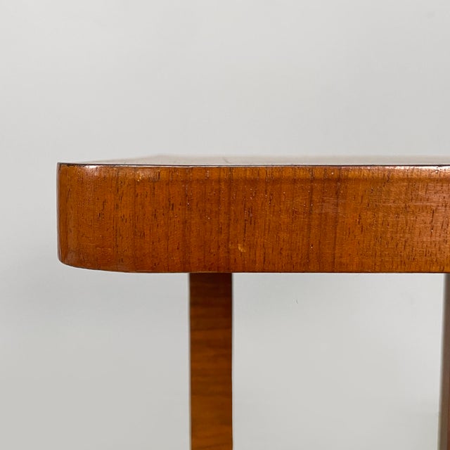 1930s Art Deco Italian Wood Coffer Table with Double Rectangular Top, 1930s For Sale - Image 5 of 16