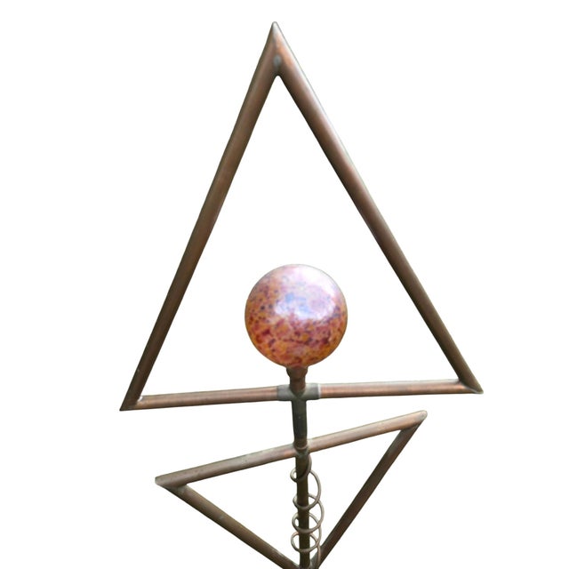 Great Vintage Yard Sprinkler Yard sculpture. heavy cast-iron base. item is unused. please see photos as they are...