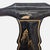 Wood Custom Chinoiserie Black Lacquer Dining Chair For Sale - Image 7 of 9