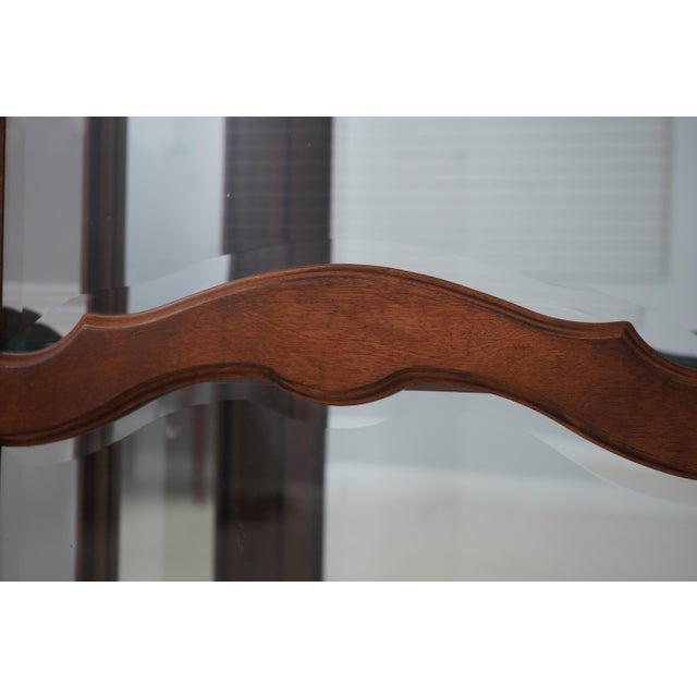 Ethan Allen Country French Curio Cabinet For Sale - Image 11 of 18