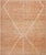 Minimalist Tribal Primitive Design Rust Tones Modern Area Rug For Sale