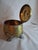 Antique 19th Century Brass Etrog Box Engraved Sukkot Citron Footed Judaica For Sale - Image 9 of 18