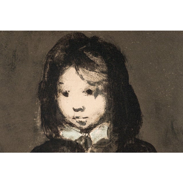 KAIKO MOTI (Indian 1921 - 1989) Portrait of Yasmin, 1964, limited edition color lithograph numbered 96/115, pencil signed....