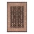 Shabby Chic Black/Beige Wool Rug - 8'2'' X 9'9'' For Sale