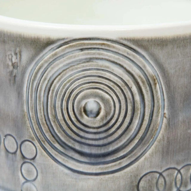 Mid-Century Modern Swedish Mid-Century Modern Olle Alberius for Rörstrand "Sarek" Ceramic Vase For Sale - Image 3 of 12