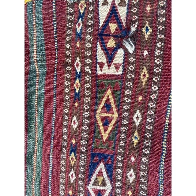 Vintage Double Face Horse Cover Kilim For Sale - Image 18 of 18