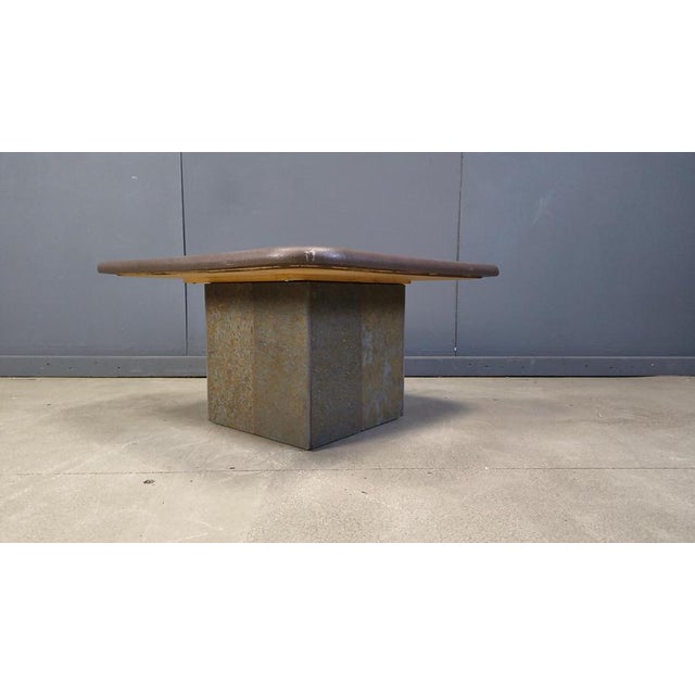 Triangular Coffee Table in the style of Paul Kingma, 1980s For Sale - Image 17 of 18