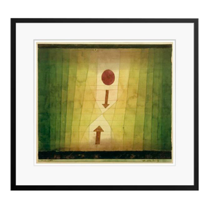 Paul Klee 'Before the Lightning' Archival Pigment Print Framed in Black Reproduction