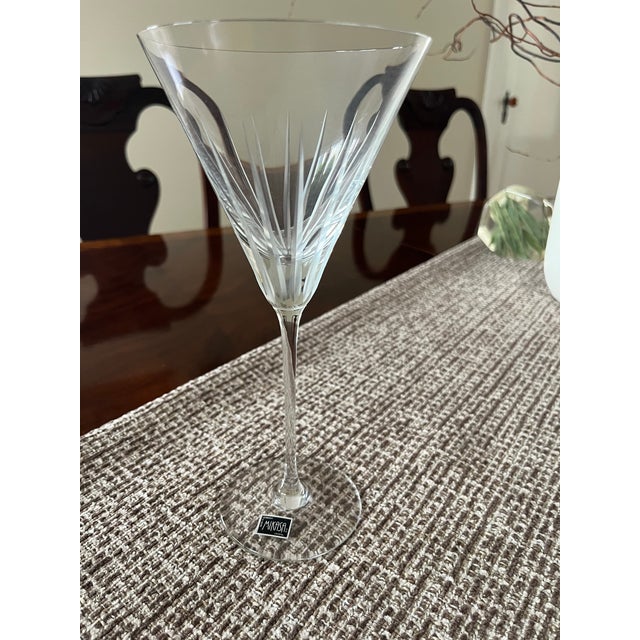 1980s Mikasa Crystal Water Goblets - Set of 12 For Sale In New York - Image 6 of 6