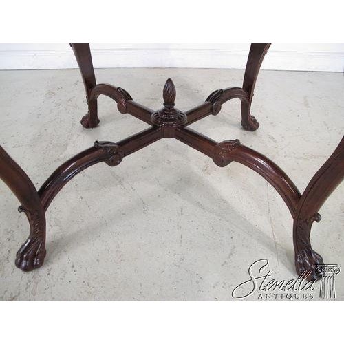 Age: Approx: 20 Years Old Details: Mahogany Claw Feet And Curved Legs High Quality Construction Large Impressive Table...