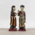 Asian Wooden Figurative Sculptures, Set of 2 For Sale - Image 8 of 9