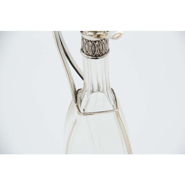 Glass Liqueur Bottle with Lid For Sale - Image 3 of 4