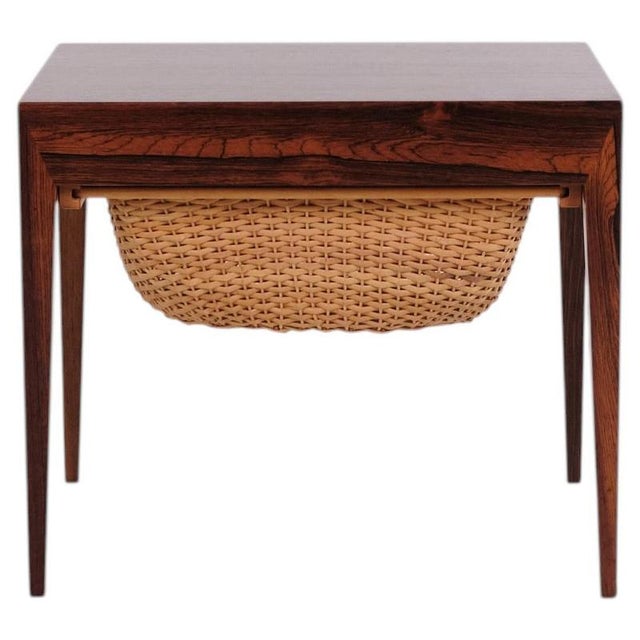 Model 40 Rosewood Side Table by Severin Hansen for Haslev Møbelfabrik, 1960 For Sale - Image 11 of 11
