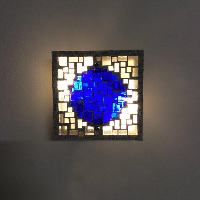 Concrete & Glass Wall Lights, 1970s, Set of 3 For Sale - Image 17 of 18