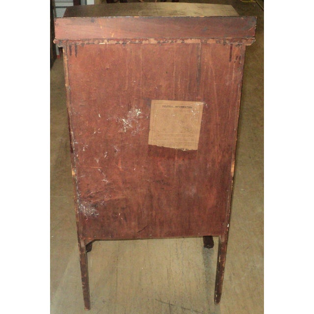 Late 19th Century Antique Victorian Music Cabinet For Sale - Image 5 of 9