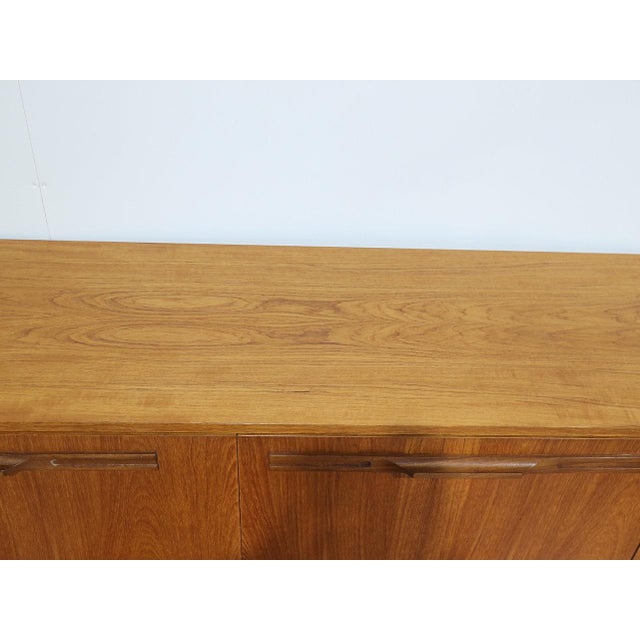 Mid Century Modern Vintage Teak Sideboard Credenza in the Style of Stonehill Danish Style For Sale - Image 13 of 15