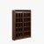 Mission Mission Oak Corner Bookcase / Cabinet - Walnut For Sale - Image 3 of 8