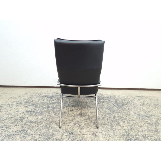 1970s Set of DS 270 Leather Armchair in Dark Brown with Stool from De Sede, 1970 For Sale - Image 5 of 13