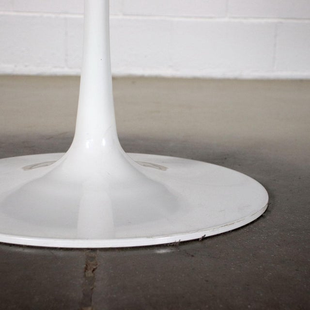 Lacquered Alluminium Rosewood Round Table, Italy For Sale - Image 6 of 7