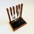 A mid century vintage hanging bar tool set, designed by Georges Briard. Nice minimalist design with simple rectangular...