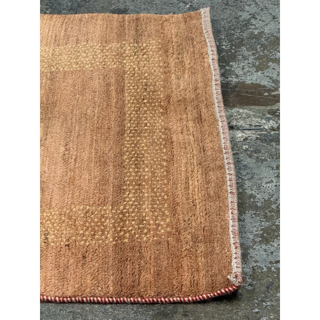 Textile 2ft6in × 8ft8in Hand Knotted Wool Runner, Vintage For Sale - Image 7 of 12