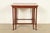 Baker Furniture English Regency Walnut and Burl Wood Parquet Top Nesting Tables, Pair For Sale - Image 11 of 13