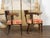Pair of 19th Century English Regency Style Carved Oak Klismos Chairs with Horseshoe Backs For Sale - Image 9 of 12