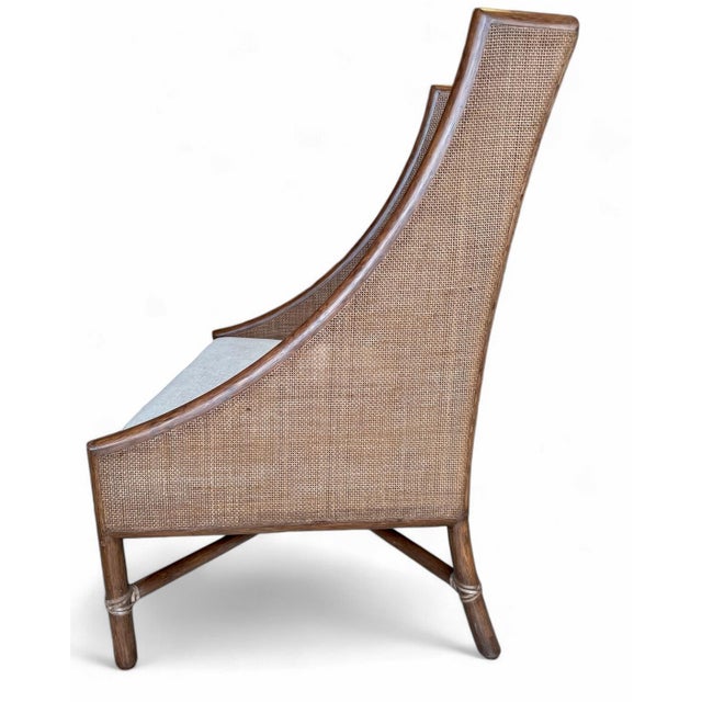 McGuire Barbara Barry for McGuire Lounge Chair For Sale - Image 4 of 12