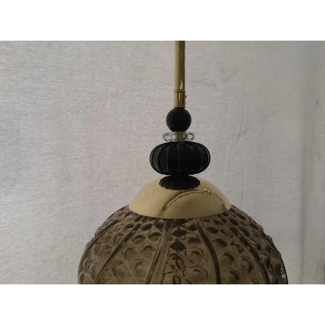 2000 - 2009 Mid-Century Italian Murano Blown Smoked Glass, 2000s For Sale - Image 5 of 11