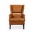 With the Cuban brown traditional top grain Vintage style leather, with high classic wingback backrest and boxed cushion...