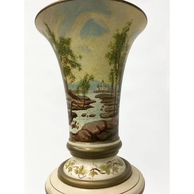 Early 20th Century Early 20th Century Vintage Vase Lamp For Sale - Image 5 of 8