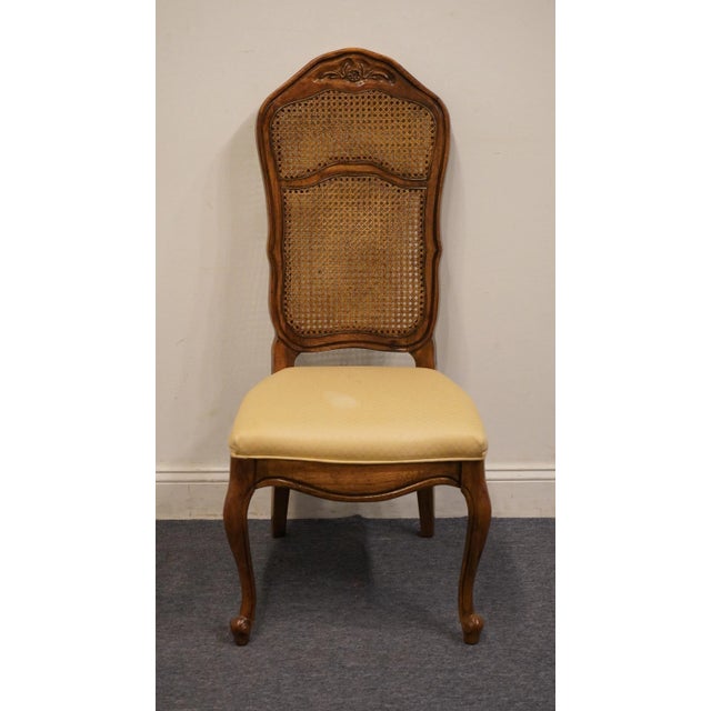 Set of 4 Burlington Furniture Country French Provincial Cane Back