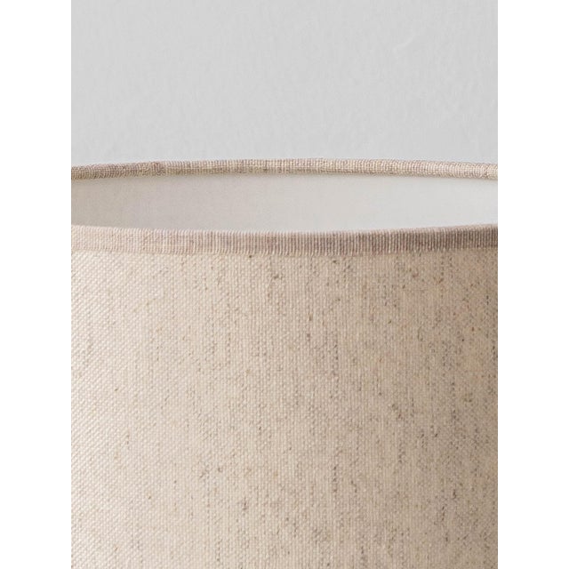 Vintage French Travertine and Chrome Table Lamp by Philippe Barbier, 1960s For Sale - Image 9 of 11