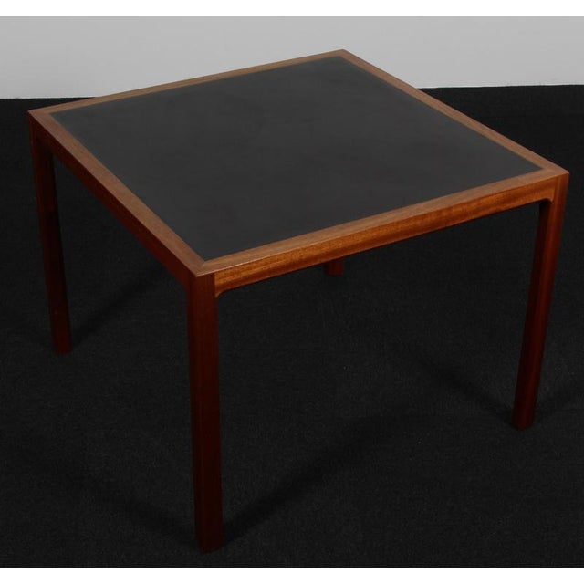 Coffee Table in Mahogany and Formica attributed to Bernt Petersen, Denmark, 1960s For Sale - Image 3 of 7