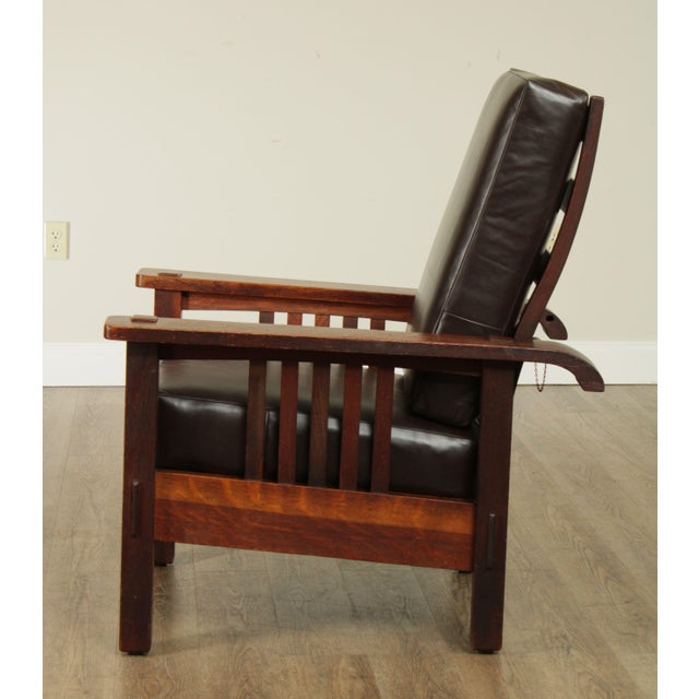 Stickley Brothers Antique Mission Oak Morris Chair Chairish