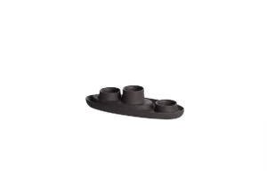 Aye Aye! Candleholder with 3 Funnels in Black by etc.etc. for Emko