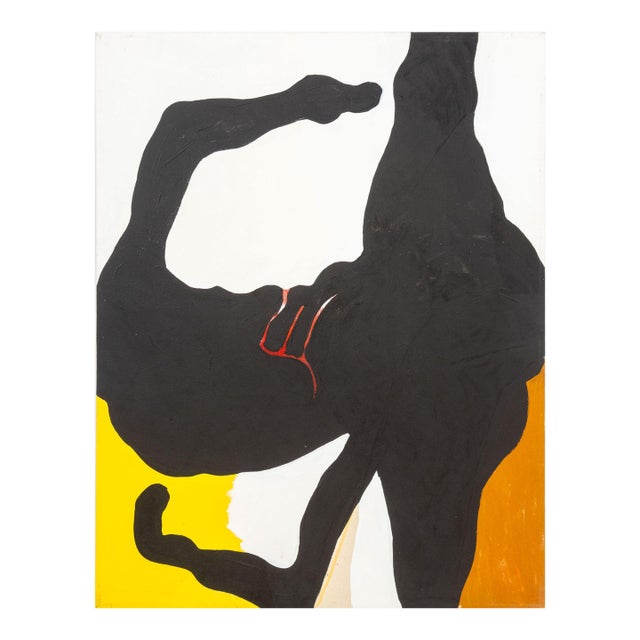 Jack Roth "Rope Dancer 35" Acrylic on Canvas, 1980 For Sale