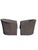 Vintage Modern Design Swivel Lounge Chairs in Milo Baughman Style Design a Pair For Sale In New York - Image 6 of 11