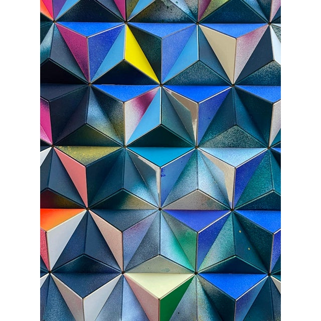 Early 21st Century Sebastian Welzel, FIS-7 Topographie, 2024, Cardboard, Limited Edition 1 of 1 For Sale - Image 5 of 10