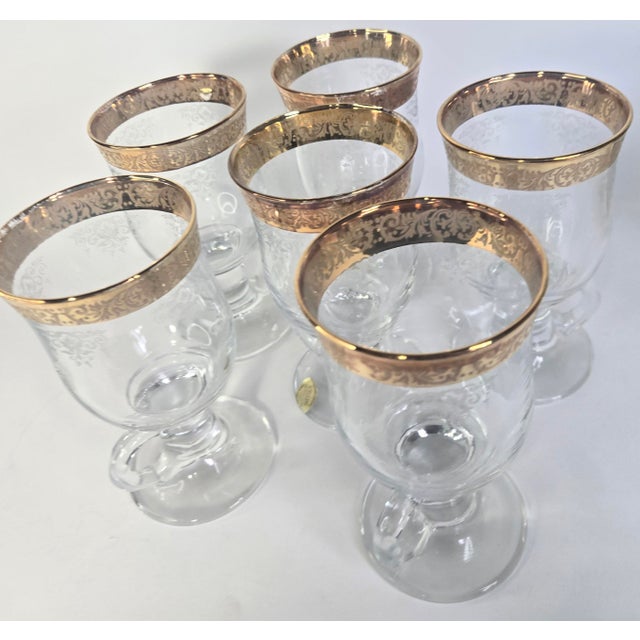 Vintage Gold Embossed Irish Coffee Mugs- Set of Eight For Sale - Image 15 of 16