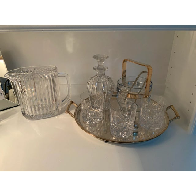 Contemporary Cut Crystal Pitcher For Sale In Chicago - Image 6 of 11