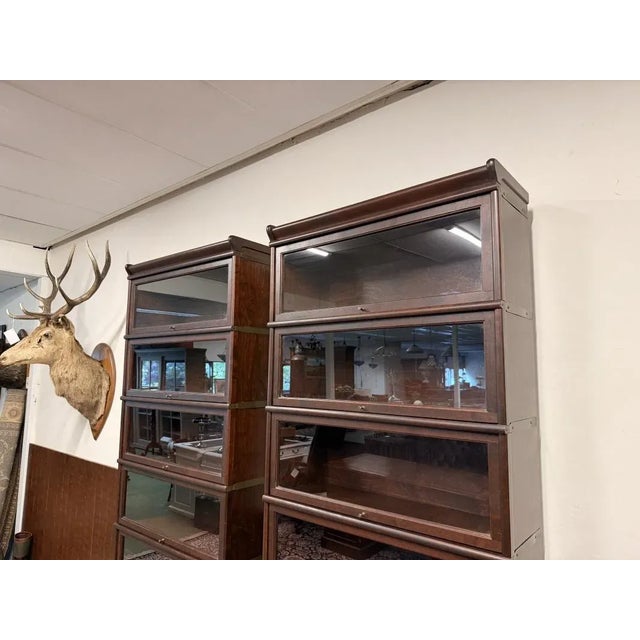 English Bookcase from Globe Wernicke For Sale - Image 6 of 13