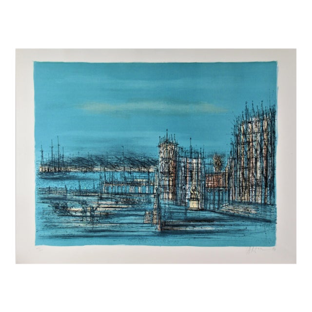 Jean Carzou, Cityscape, 1964 For Sale