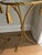 Italian Pair of Mid Century Italian Rope Twist and Tassel Aluminum Tables For Sale - Image 3 of 7