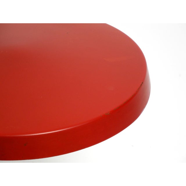 Red Oslo Table Lamp by Heinz Pfaender for Hillebrand, 1962 For Sale - Image 8 of 18