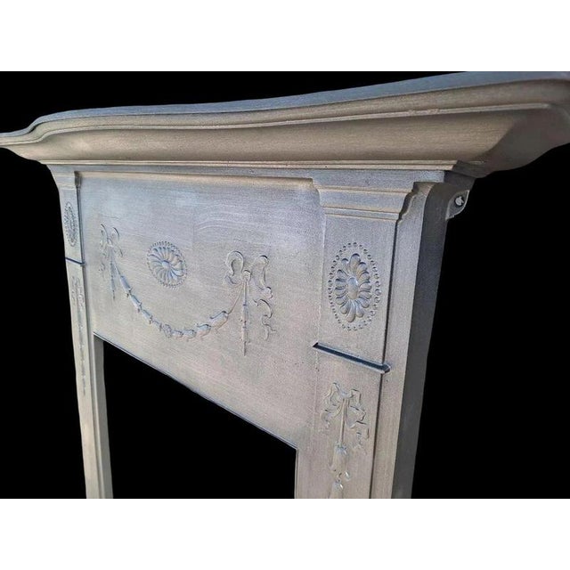 Victorian Edwardian Cast Iron Fireplace Surround for Wood Burner For Sale - Image 6 of 15