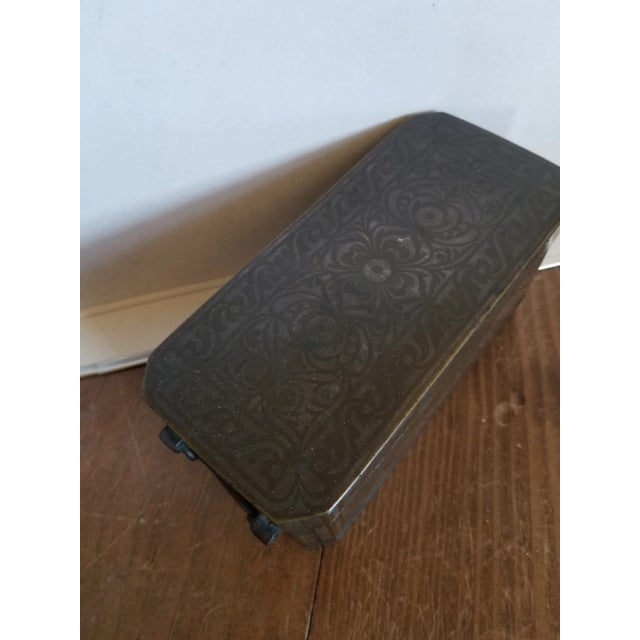 Islamic Antique Bronze and Silver Betel Box For Sale - Image 3 of 11