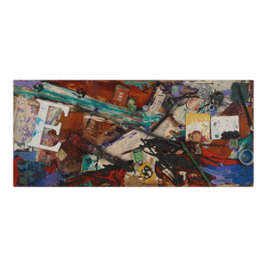 "The Artist's Floor" - Abstract Assemblage by Michael Pauker