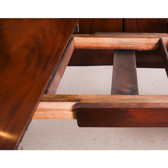 Antique Extendable Dining Table and Balloon Back Chairs in Mahogany, 1800s, Set of 17 For Sale - Image 12 of 18