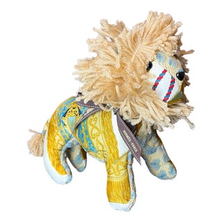 Hermes Poste Et Cavalerie Vintage Silk Scarf Courageous Lion For Sale